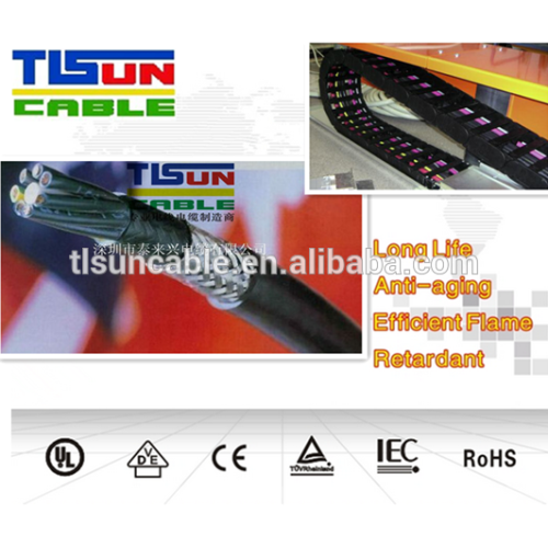 Multicore drag chain cable resisting tensile towing cable tensile cables